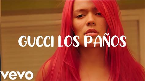 quien escribio gucci los paños|gucci los panos karol g.